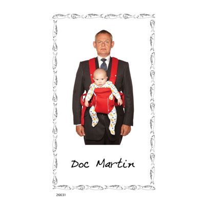 Doc Martin and Baby Tea Towel