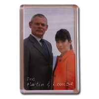 Doc Martin and LouisaFridge Magnet