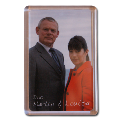 Doc Martin and LouisaFridge Magnet