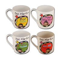 Doc MartinSet of Four Mugs