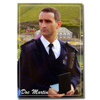 Doc Martin PC Penhale Postcard