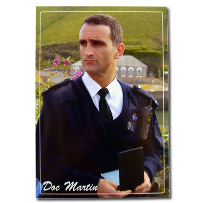 Doc Martin PC Penhale Postcard