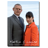 Doc Martin Doc and LouisaPostcard