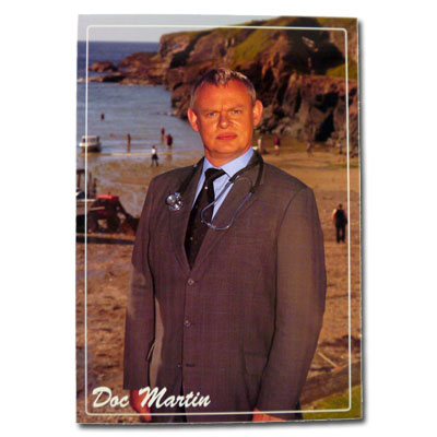 Doc Martin Standing ProudPostcard